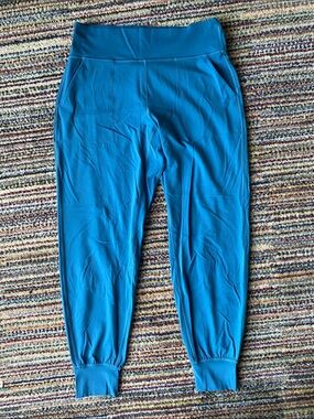 Lululemon teal joggers 10